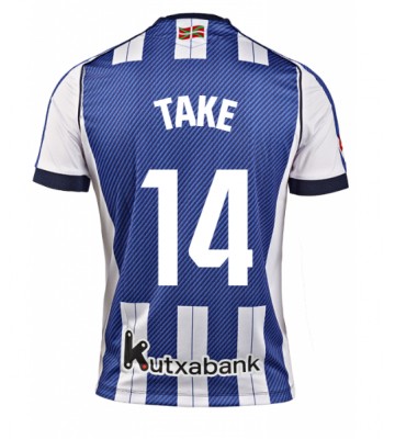 Real Sociedad Takefusa Kubo #14 Hjemmebanetrøje 2025-26 Kortærmet